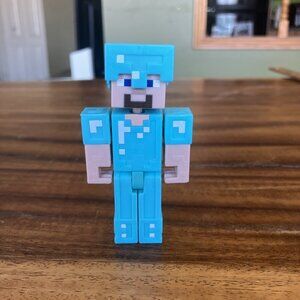 Minecraft Diamond Armor Steve Articulated Action Figure Toy 2020
